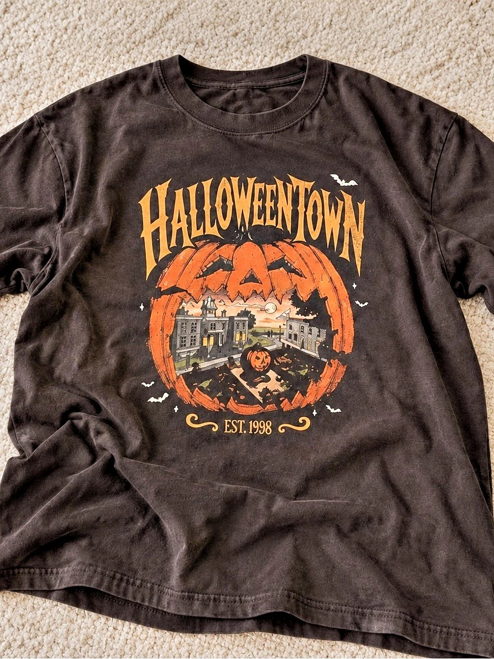 Halloween Cult Classic Movie Graphic Tee – Dark Chocolate (Gildan Reprint)
